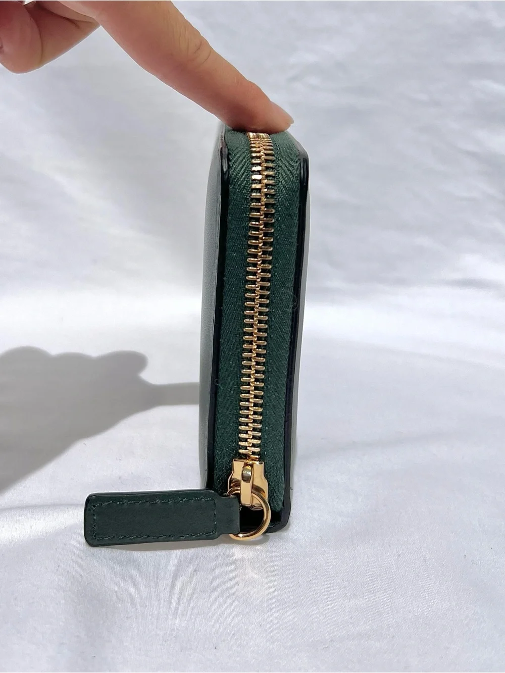 NEW $725 VERSACE Bottle Green Leather GOLD MEDUSA LOGO LargeContinental WALLET